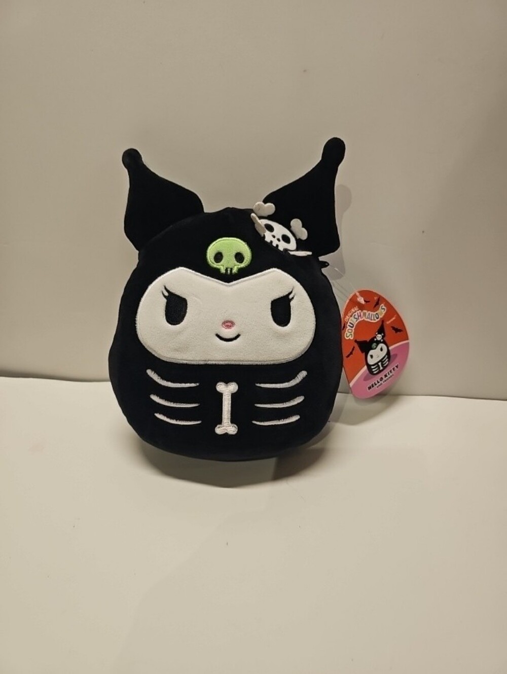 Squishmallow Hello Kitty Kuromi Skeleton 8" Halloween Plush NEW